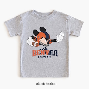 Mickey Denver Football Kids Sweatshirt & T-Shirt - Disney-Inspired Game Day Apparel for Young Fans