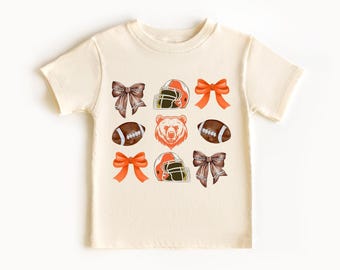 Chicago Football Coquette Bow T-Shirt: Game Day Tee