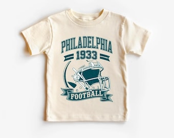 Philadelphia Football Shirt or Sweatshirt | Kids 1933 Vintage Football Graphic Tee