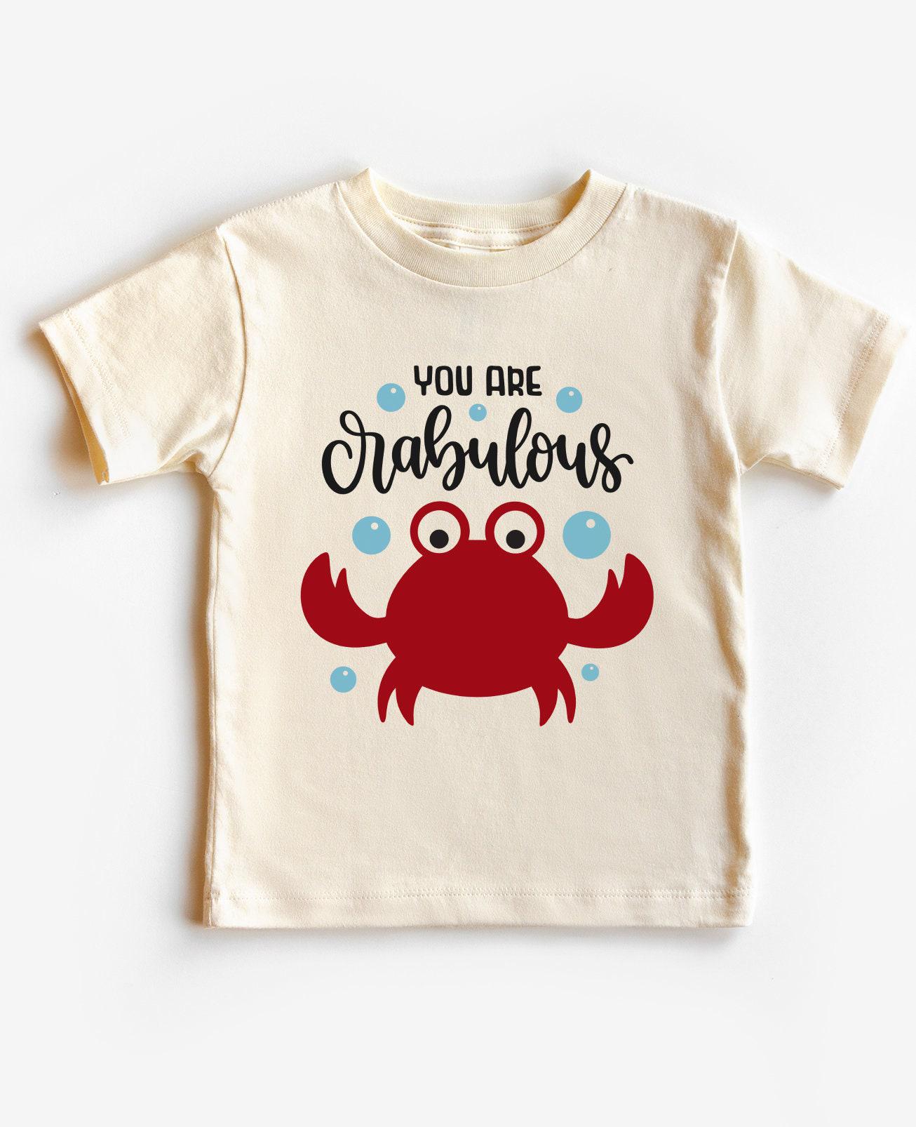 Crab Graphic Kids Shirt: "You are Crabulous" Onesie®