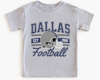 Youth Dallas Football Shirt: Kids Graphic Tee