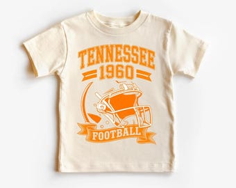 Tennessee Vintage Football Shirt or Sweatshirt | Kids and Adults 1960 Retro Game Day Tee