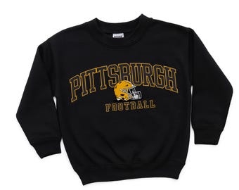 Vintage Pittsburgh Football Sweatshirt: Retro Game Day Crewneck