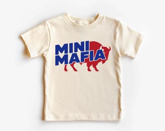 Mini Mafia Buffalo Football Shirt or Sweatshirt | Kids Vintage Game Day Tee