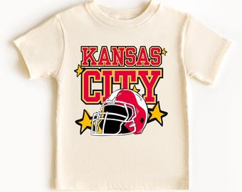 Kansas City Football Kids Tee: Vintage Style Game Day Shirt
