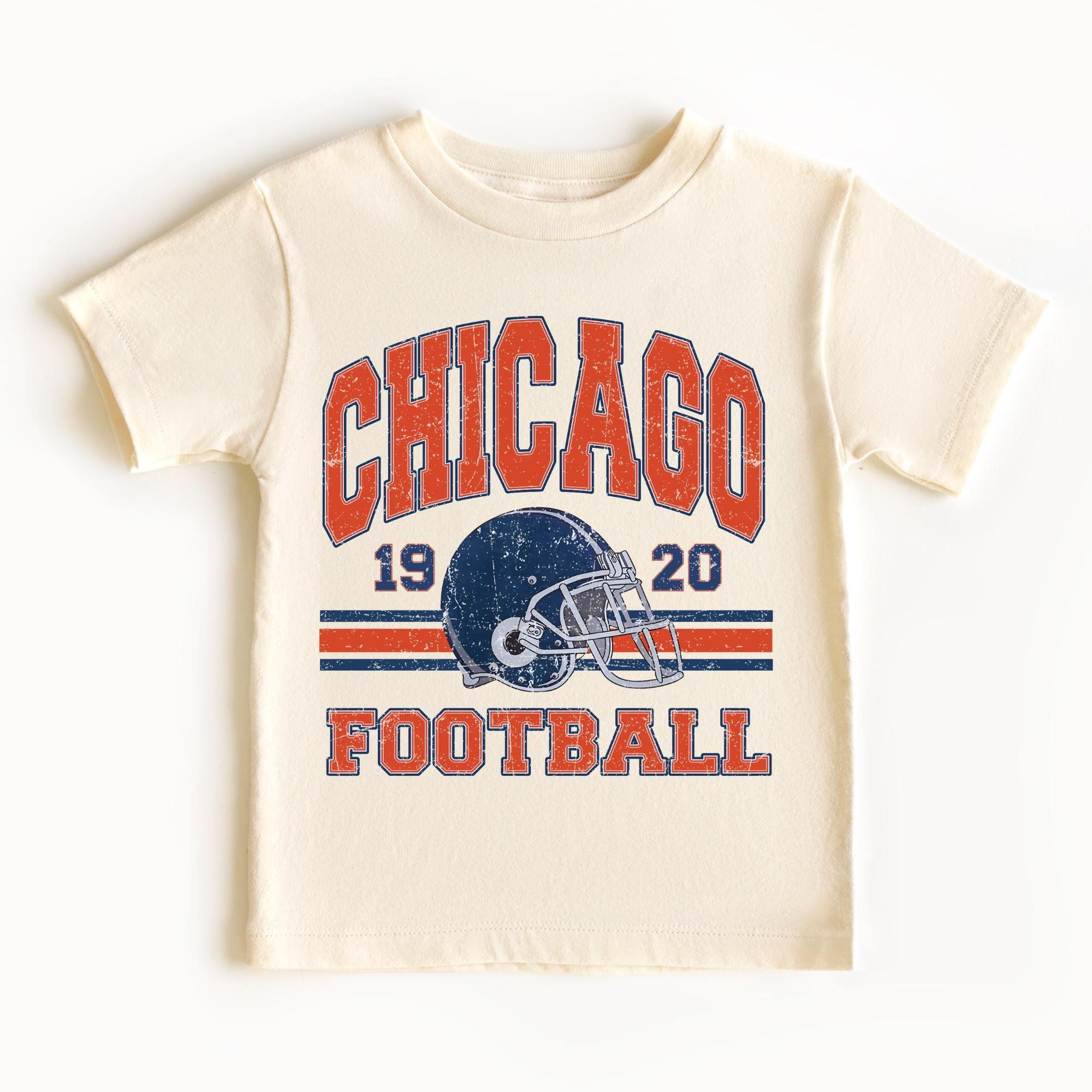 Vintage Chicago Football T-Shirt , Trendy Chicago Football Fan Gift, Chicago Game Day, Chicago tshirt, Chicago Fan, Retro Chicago Football