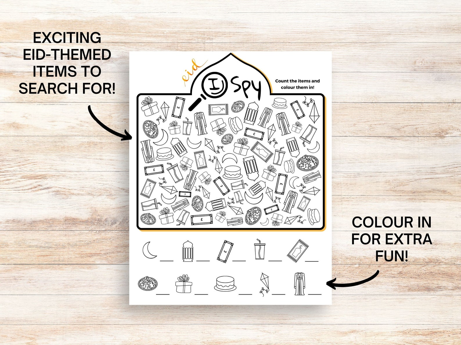 I-spy Eid Game Printable Eid 'I Spy' Games Children's Eid Games Eid ...