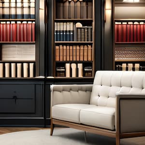 Zoom Backgrounds for Home Office and Library Style