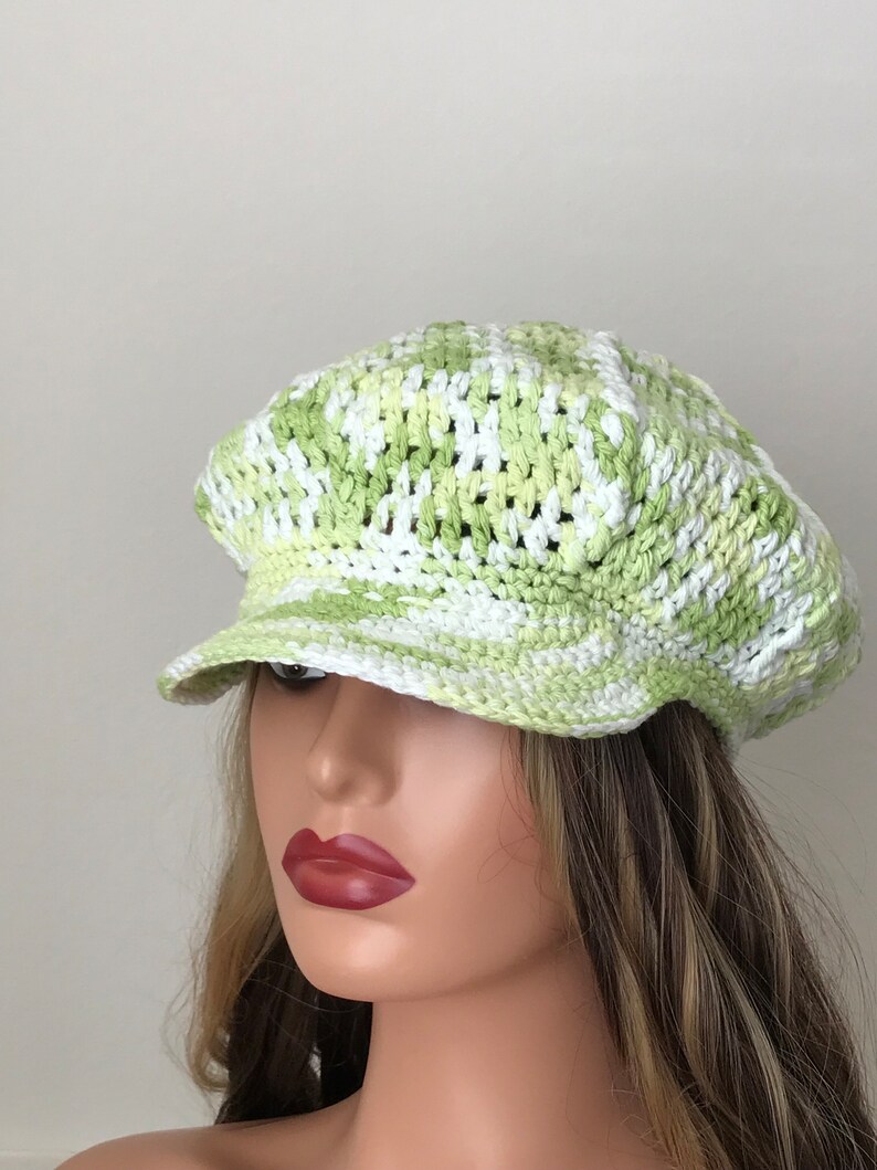 Newsboy Cap Crochet. With Birm Women Hat New Boy Hat. A 101 Etsy