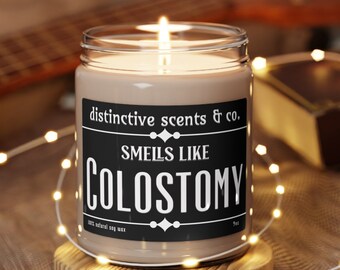 Colostomy Funny Nurse candle, Smells like poop, Adult Humor, Sassy gift, Funny Candle, Unique candles Funny Gift, Snarky Candle, Internist