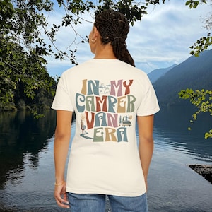 Campervan era, camping era, camping shirt, rv shirt, campfire tee, camping,camper van t-shirt, camper van tee, Unisex Comfort Colors T-shirt