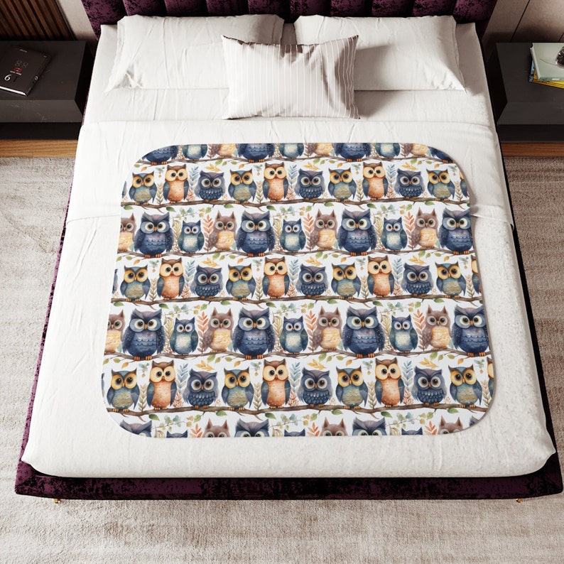 Medium blanket for children or used as a throw