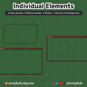 Superposiciones de Tiktok Live de Forest Soot / Superposiciones de transmisión de Tiktok Kawaii Cozy / Superposición vertical para OBS Tiktok Live imagen 5