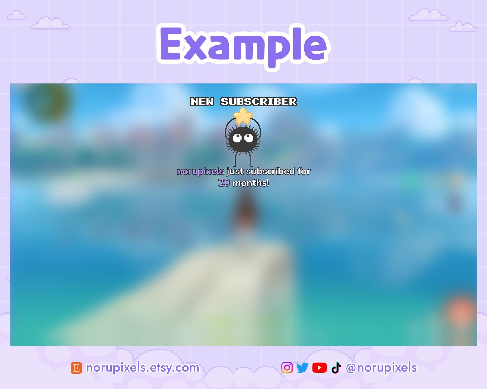 Soot Sprite Subscriber Stream Alert | Pixel Animated Twitch Alerts Cute ...