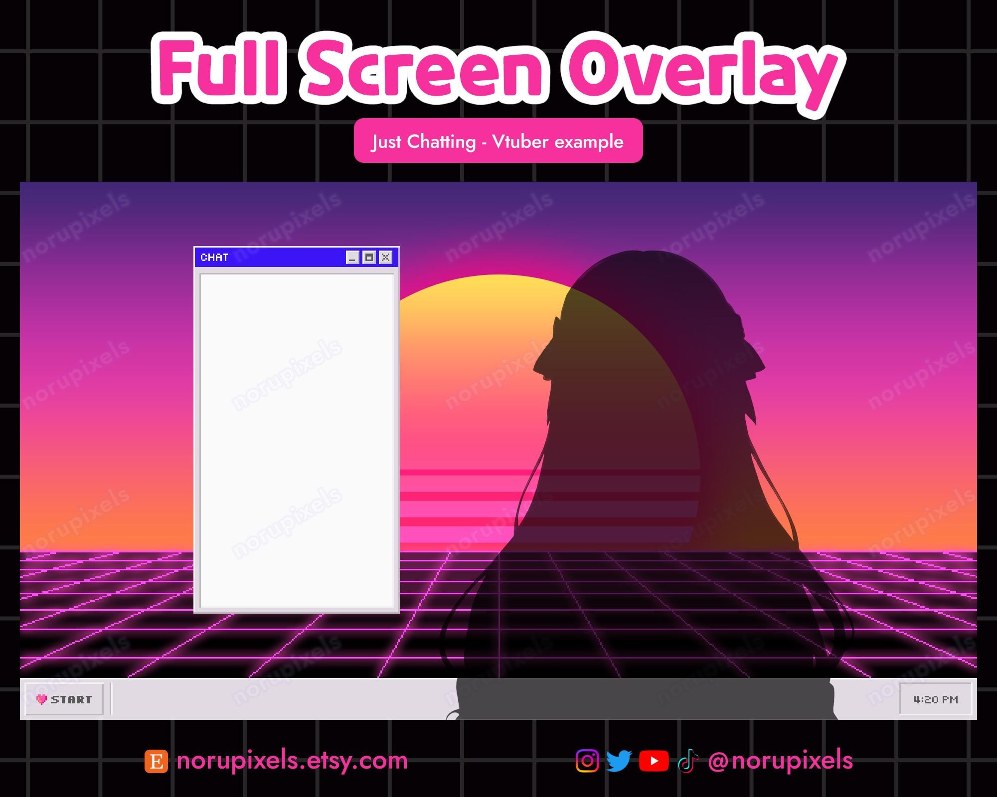 Stream Overlay Windows Retro Windows Vaporwave Twitch Stream Overlay Pack | Windows 95 Sunset ...