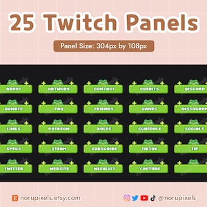 Cozy Frog Desk Twitch Stream Overlay Package | Cute Frog Animated stream screens, Badges, Panels | Vtuber Friendly
