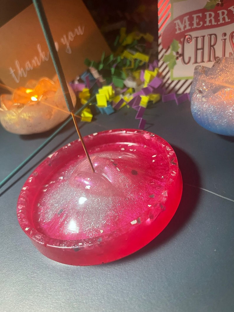 Custom Incense Holder Lips New Year's Gifts New Year's Presents Epoxy