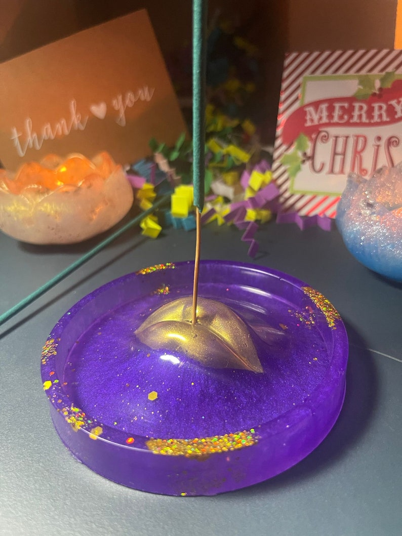 Custom Incense Holder Lips New Year's Gifts New Year's Presents Epoxy
