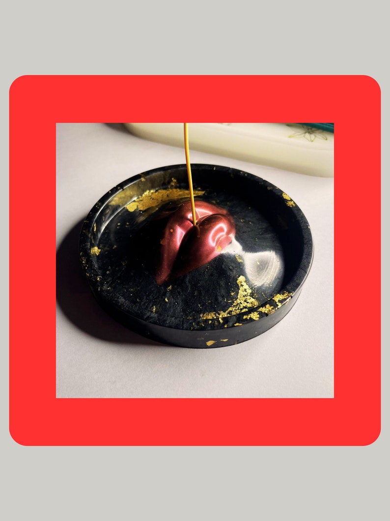 Custom Incense Holder Lips New Year's Gifts New Year's Presents Epoxy