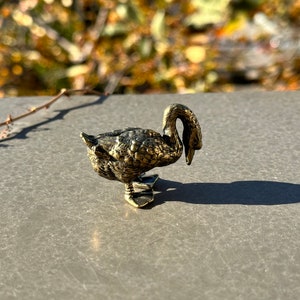 Brass duck brass goose antique