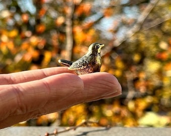 Brass bird antique