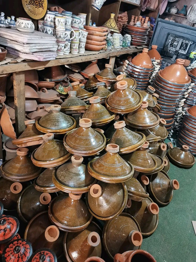 Tajine écologique de cuisine Marocaine fabriqué à la main image 3