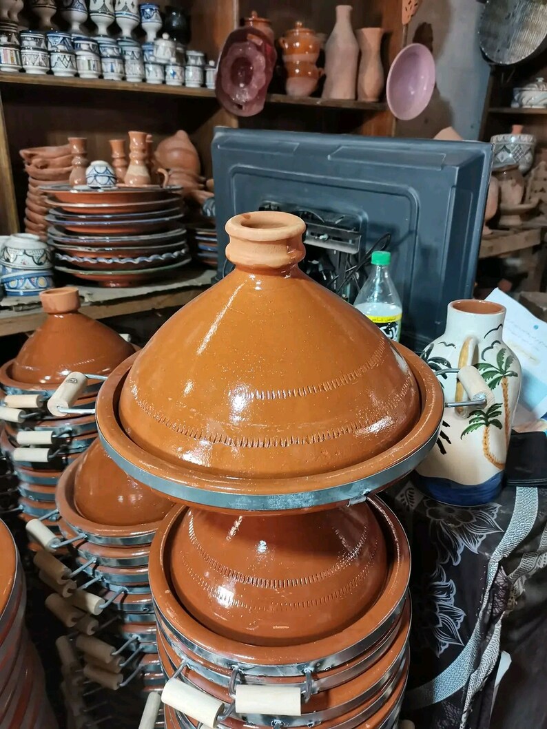 Tajine écologique de cuisine Marocaine fabriqué à la main image 5