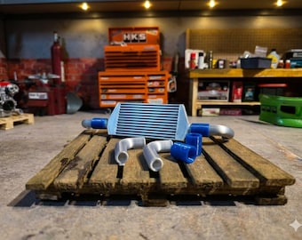 1/10 Scale Intercooler Kit, RC Car | Realistic Accessory for Drift & Crawler Shop