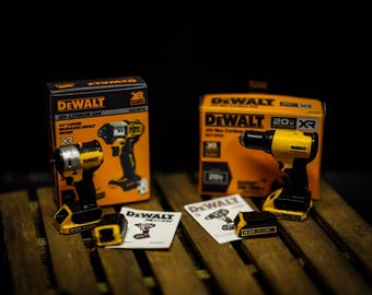 1/10 Scale Miniature Power Drill, Handmade RC Car Dollhouse Accessory