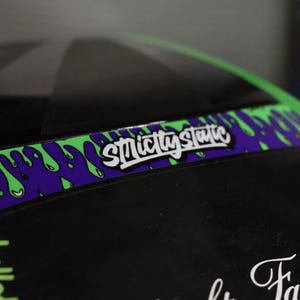 1/10 RC Drift Sun strip Pre cut, JDM, Jap, Scale Decals.