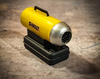 1/10 Scale Portable Space Heater - Garage Diorama Accessory | Miniature Workshop Prop for RC Drift, Crawler Shop, Scale Model Scenery