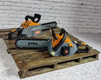 1/10-1/12 Scale RC Chainsaw, Garage, Diorama, Crawler,  Dolls house
