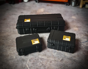 1/10 Scale RC Crawler Roof Rack Boxes| Mini Garage Accessories | RC Crawler Workshop Props | Scale Model Camel Trophy Edition