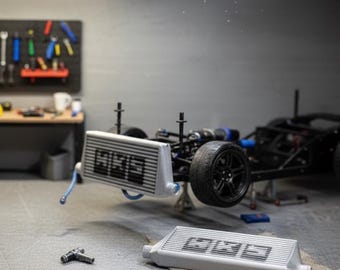 1/10 Scale RC Drift Front Mount HKS Intercooler SILVER