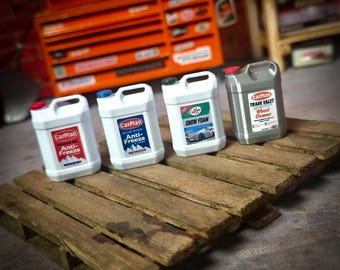 1/10 Scale RC Car Care Bottles | RC Workshop Diorama Accessories | Scale Garage Fluids | ProScale Miniatures
