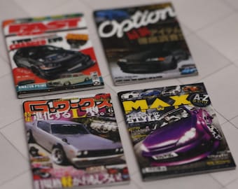 1/10 Scale RC Drift Jdm Magazine Set A