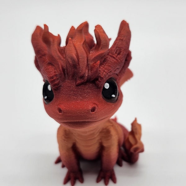 3D Printed Fire Dragon | Dragon Decoration | Unique and High-Quality | Ready to ship