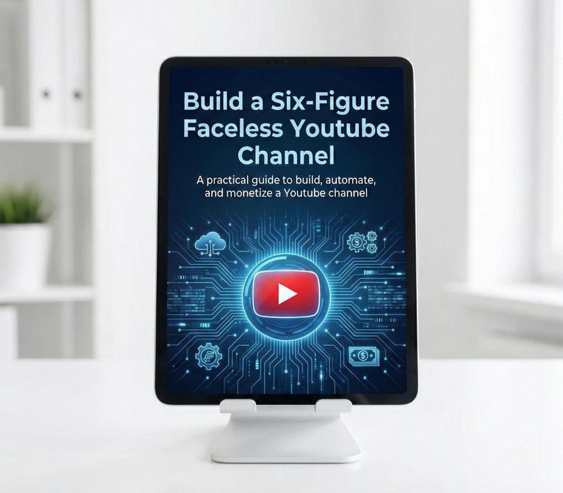 Faceless YouTube Kanal Guide, Prozess automatisierung & monetarisierung (PDF) Bild 1