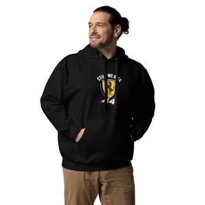Lewis Hamilton Ferrari Hoodie, Still We Rise LH44 F1 Hoodie, Formula 1 Fan Merch, Scuderia Ferrari 2025 Gift, Unisex Motorsport Hoodie