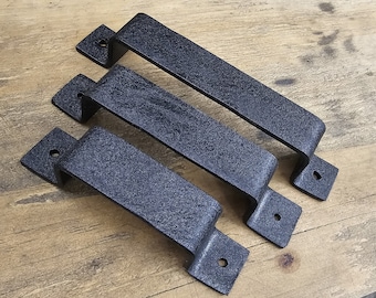 Rustic Handles Hand formed for Barn Doors, Kitchen, BBQ