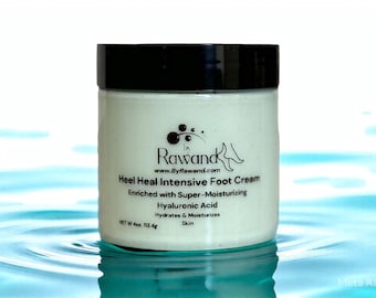 Intensive Foot Cream: Hyaluronic Acid, Shea & Cocoa Butter Heel Repair
