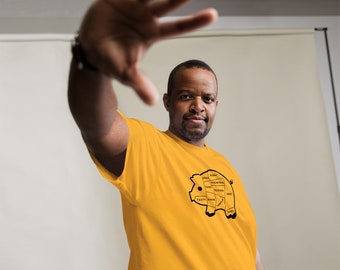 The Original Pork Eater's Chart tee (light)