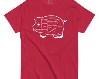 The Original Pork Eater's Chart tee (dark)