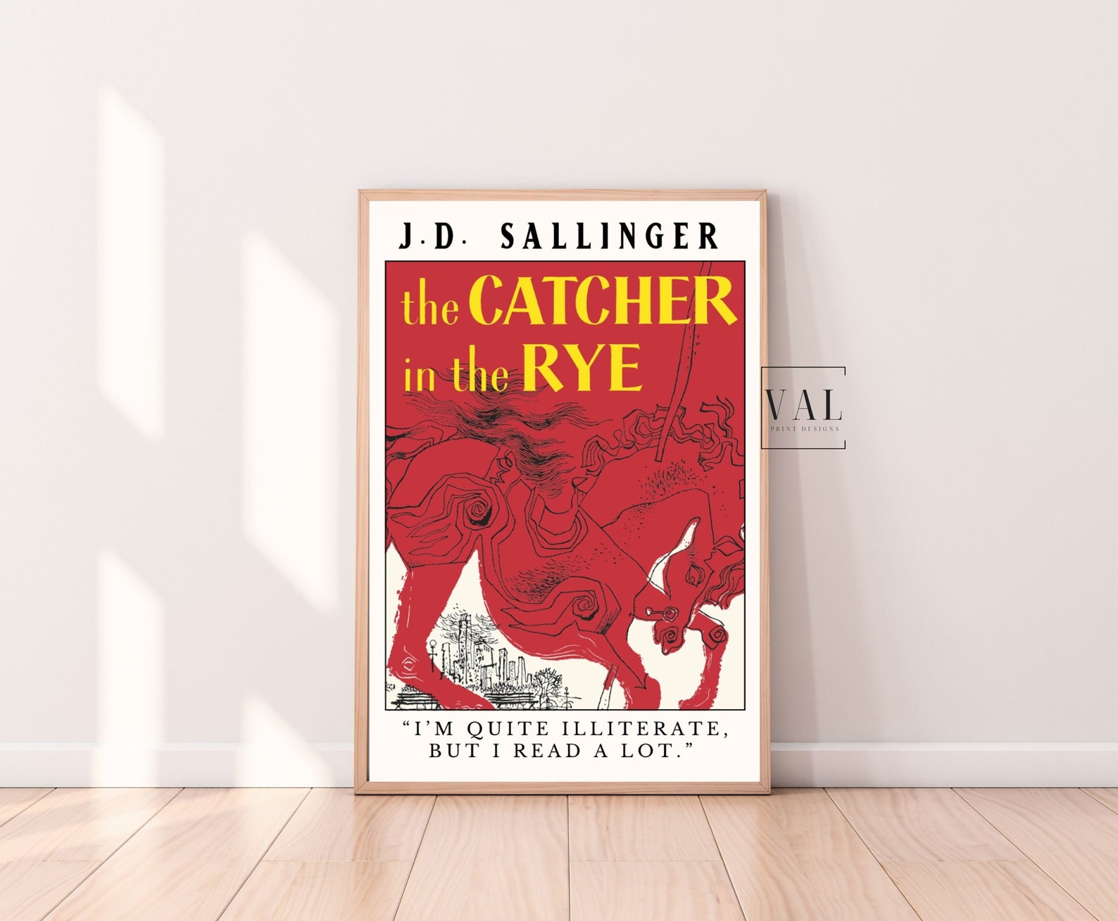 Book Poster Literature Poster Book Cover Wall Art Set 3 Prints