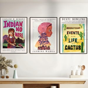 Pósters de libros imprimibles / Juego de 3 pósters de novelas / Pósters educativos / Decoración de aulas Montessori / Pósters de afirmaciones positivas