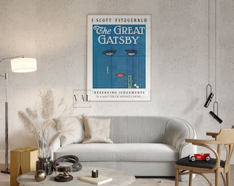 Vintage Book Cover Wall Art  Home  | Home Decor Ideas Printable Poster | Digital Download Wall Print | Printable Wall Poster