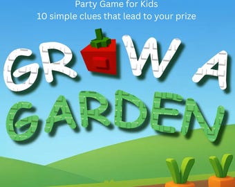 Juego para crear una fiesta en el jardín: búsqueda del tesoro