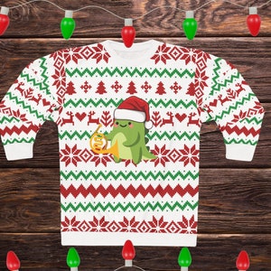French Horn Christmas Sweatshirt, French Horn Ugly Christmas Sweater, Horn Xmas Sweatshirt, French Horn Gifts, Gift for French Horn Player