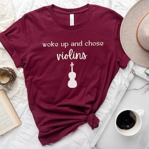 Funny Violin T-shirt, Violin Shirt, Violin Gift, Gift for Violin Player, Violinist Gift, Funny Orchestra, Orchestra Shirt, String Player