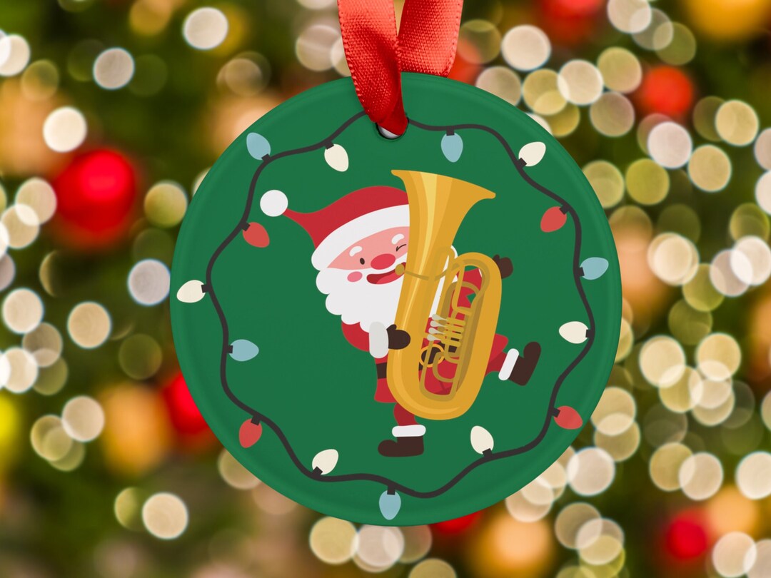 Tuba Christmas Ornament, Tuba Christmas Gift, Tuba Xmas Gift, Tuba Player, Tuba Gifts, Tuba Xmas